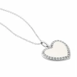 Histoire D'Or Collier Corazon Argent Blanc Oxyde De Zirconium -Boucles d'Oreilles Soldes FACFBZW1NR view1