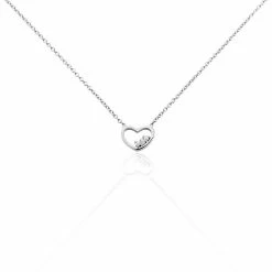 Histoire D'Or Collier Argent Shelan Oxydes De Zirconium