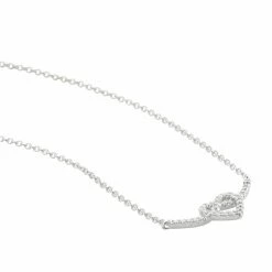 Histoire D'Or Collier Argent Blanc Icovellauna Oxydes De Zirconium Serti Griffes -Boucles d'Oreilles Soldes FACFBZW1WG view1