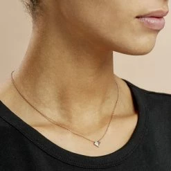 Histoire D'Or Collier Rossana Argent Rose Pierre De Synthese -Boucles d'Oreilles Soldes FACFRXW012 model0