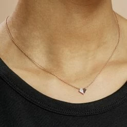 Histoire D'Or Collier Rossana Argent Rose Pierre De Synthese -Boucles d'Oreilles Soldes FACFRXW012 model1