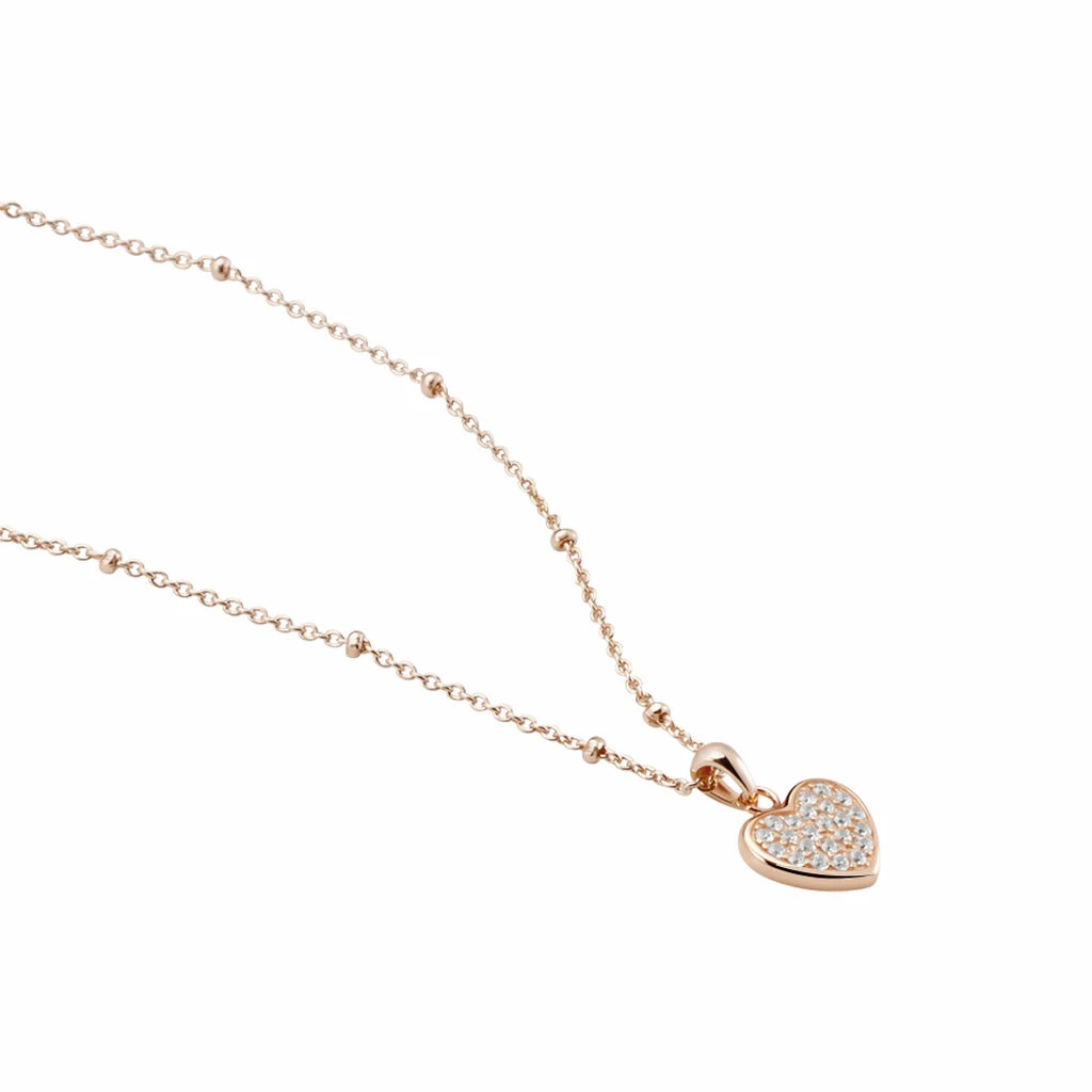 Histoire D'Or Collier Pascual Argent Met Rose Oxyde De Zirconium 4 Histoire D'Or Collier Pascual Argent Met Rose Oxyde De Zirconium – Image 2