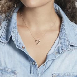 Histoire D'Or Collier Elanda Argent Rose Oxyde De Zirconium 9 Histoire D'Or Collier Elanda Argent Rose Oxyde De Zirconium -Boucles d'Oreilles Soldes FACFRZW697 model1