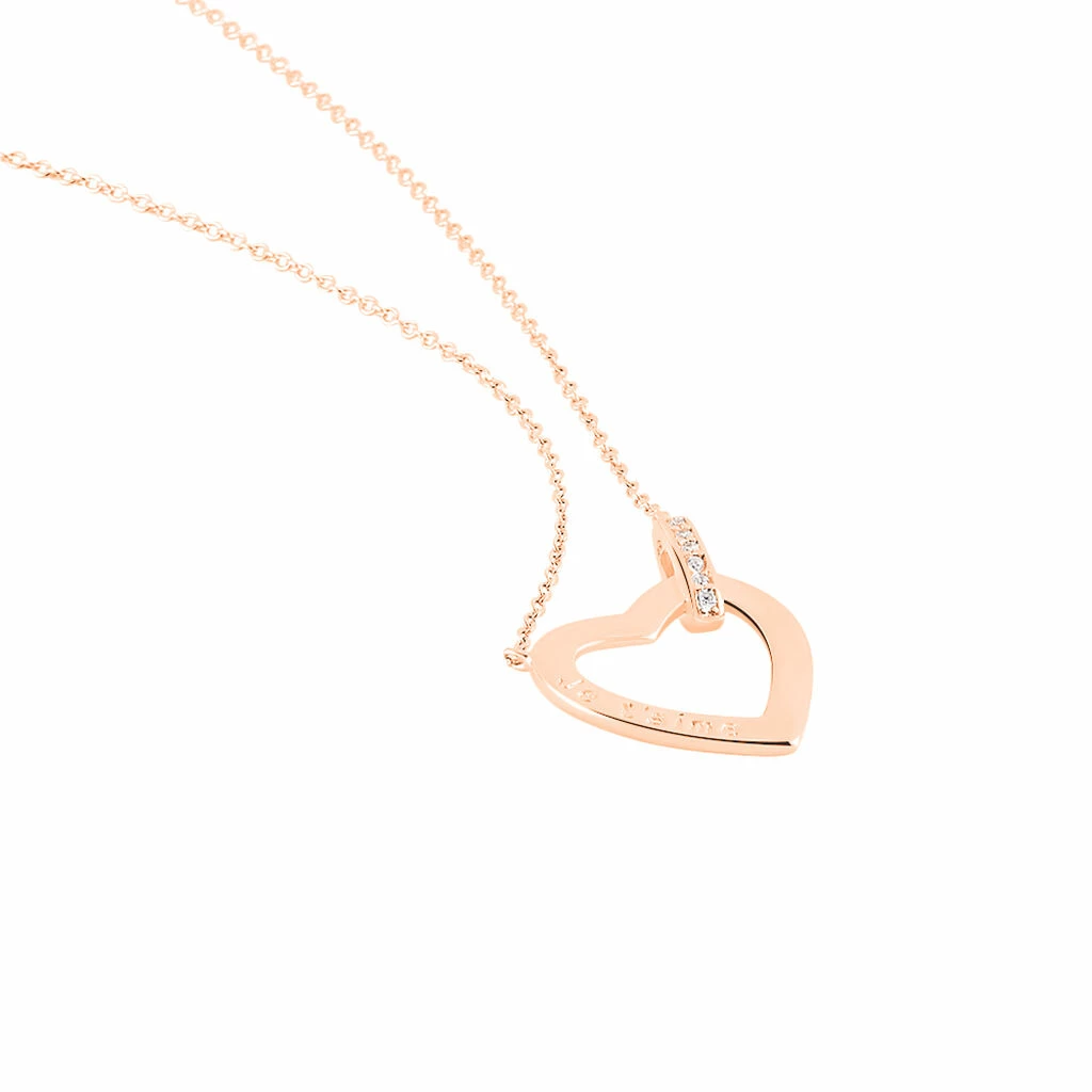 Histoire D'Or Collier Elanda Argent Rose Oxyde De Zirconium 4 Histoire D'Or Collier Elanda Argent Rose Oxyde De Zirconium – Image 2