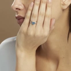 Histoire D'Or Bague Argent Blanc Atieno Oxyde De Zirconium -Boucles d'Oreilles Soldes FADFBZ6002 model0