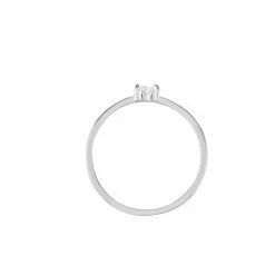 Histoire D'Or Bague Solitaire Eaque Argent Blanc Oxyde De Zirconium -Boucles d'Oreilles Soldes FADFBZW1TE view2