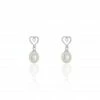 Histoire D'Or Boucles D'oreilles Pendantes Miley Argent Blanc Perle De Culture -Boucles d'Oreilles Soldes FAOFBU2149 master
