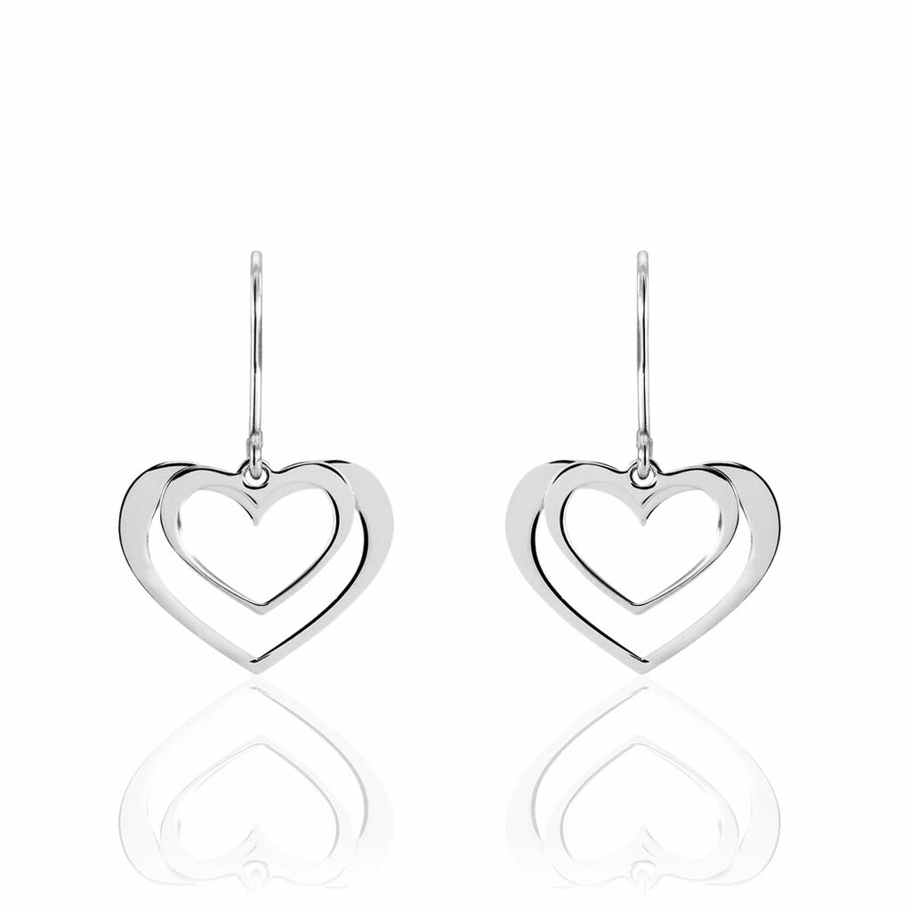 Histoire D'Or Boucles D'oreilles Pendantes Clarra Argent Blanc 3 Histoire D'Or Boucles D'oreilles Pendantes Clarra Argent Blanc
