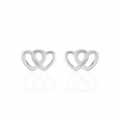 Histoire D'Or Boucles D'oreilles Puces Lehinaae Argent Blanc