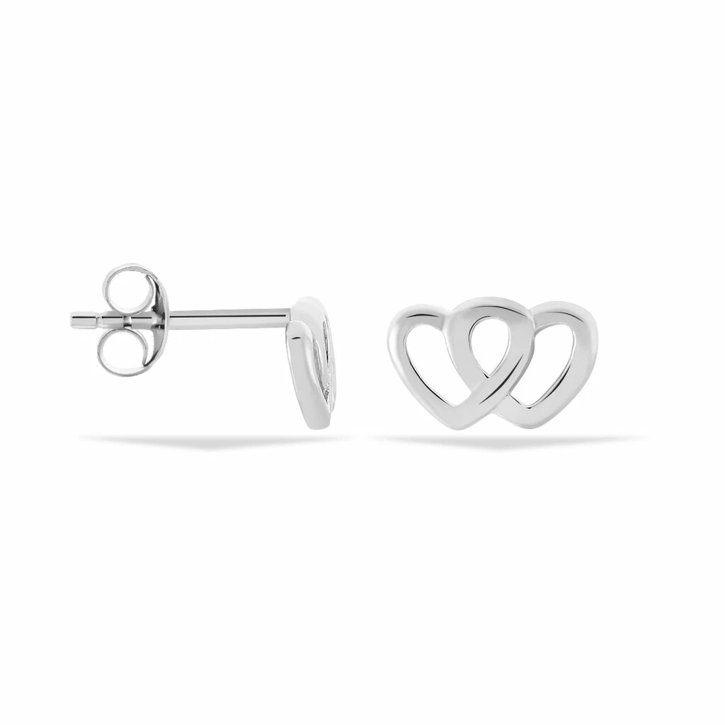 Histoire D'Or Boucles D'oreilles Puces Lehinaae Argent Blanc 4 Histoire D'Or Boucles D'oreilles Puces Lehinaae Argent Blanc – Image 2