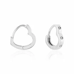 Histoire D'Or Créoles Argent Blanc Agnese