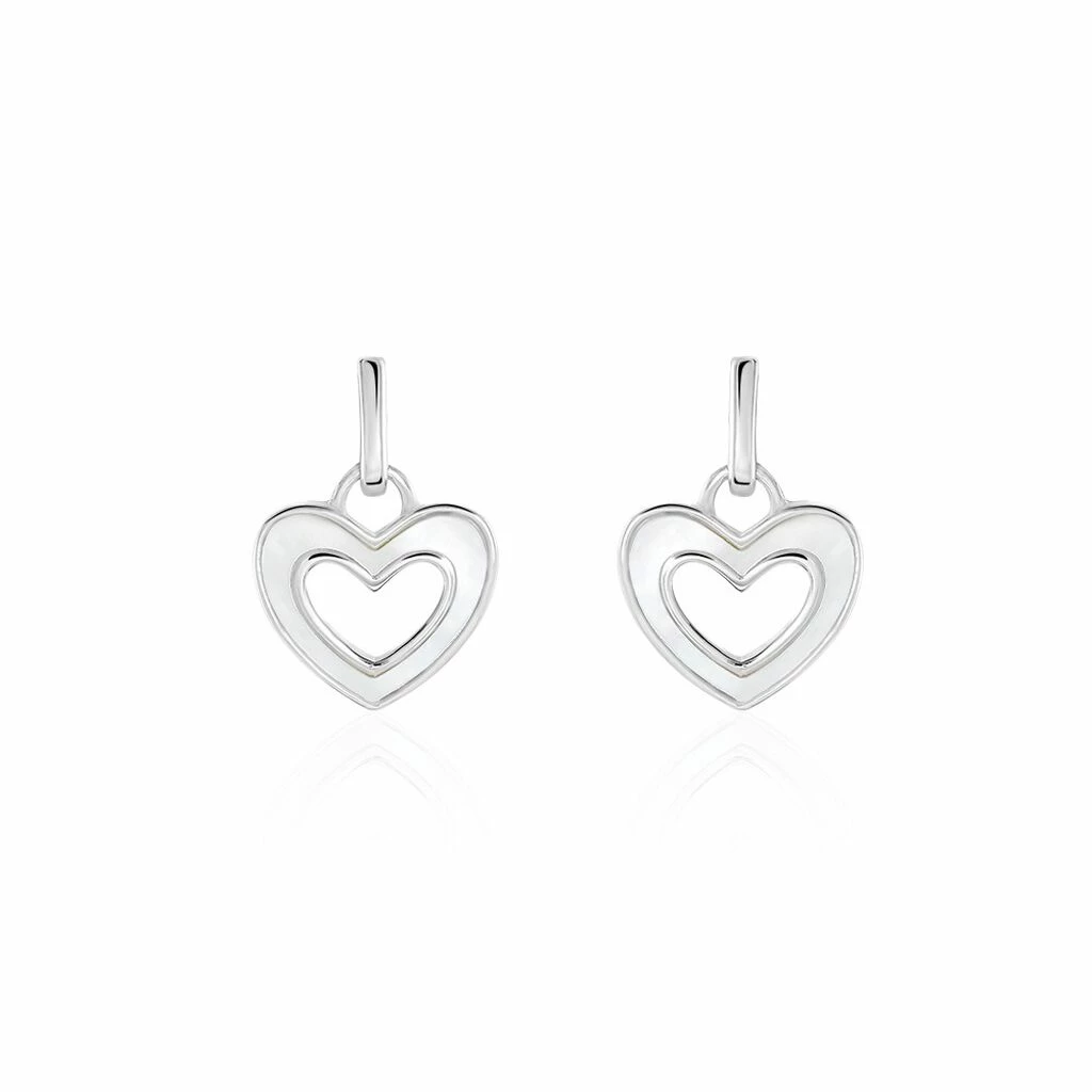 Histoire D'Or Boucles D'oreilles Pendantes Clarity Argent Blanc Nacre 3 Histoire D'Or Boucles D'oreilles Pendantes Clarity Argent Blanc Nacre