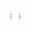 Histoire D'Or Boucles D'oreilles Pendantes Hazan Argent Blanc Pierre De Synthese -Boucles d'Oreilles Soldes FAOFBXI148 master