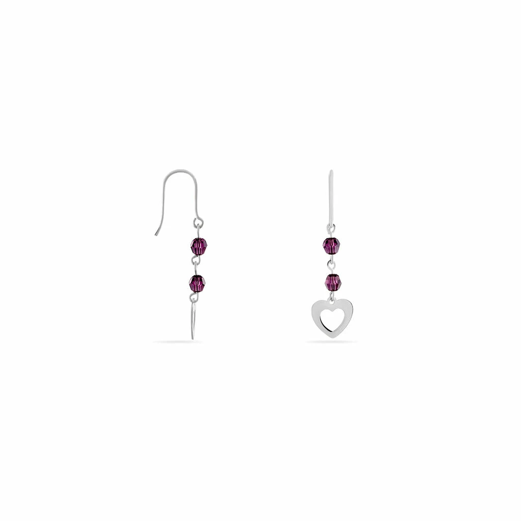 Histoire D'Or Boucles D'oreilles Pendantes Hazan Argent Blanc Pierre De Synthese 4 Histoire D'Or Boucles D'oreilles Pendantes Hazan Argent Blanc Pierre De Synthese – Image 2