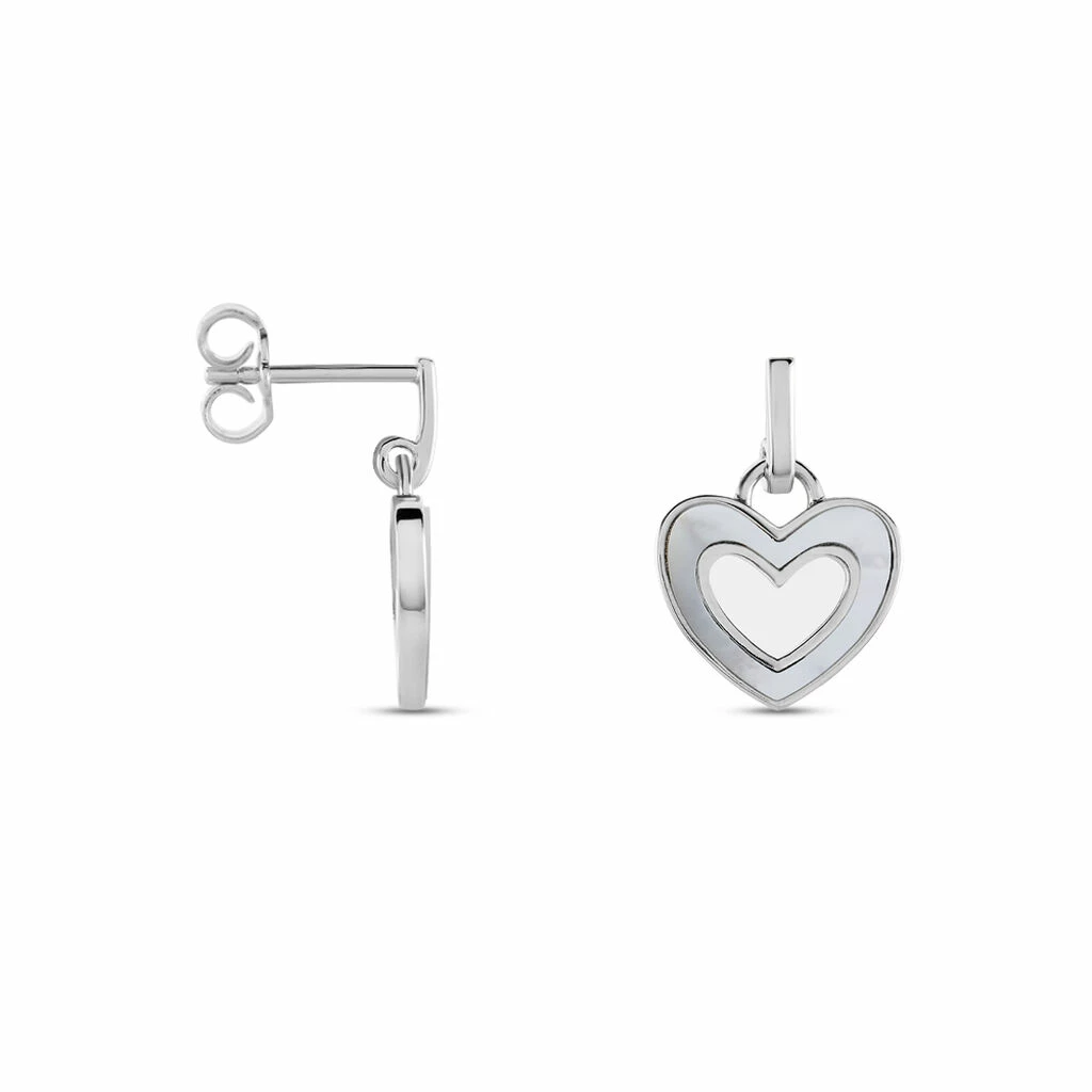 Histoire D'Or Boucles D'oreilles Pendantes Clarity Argent Blanc Nacre 4 Histoire D'Or Boucles D'oreilles Pendantes Clarity Argent Blanc Nacre – Image 2