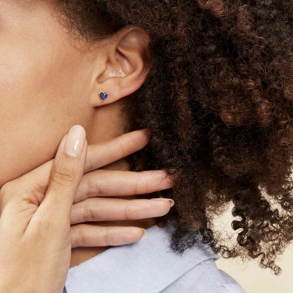 Histoire D'Or Boucles D'oreilles Kelvyn Argent Blanc Oxyde 6 Histoire D'Or Boucles D'oreilles Kelvyn Argent Blanc Oxyde – Image 4