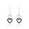 Histoire D'Or Boucles D'oreilles Pendantes Lio Argent Blanc Oxyde De Zirconium