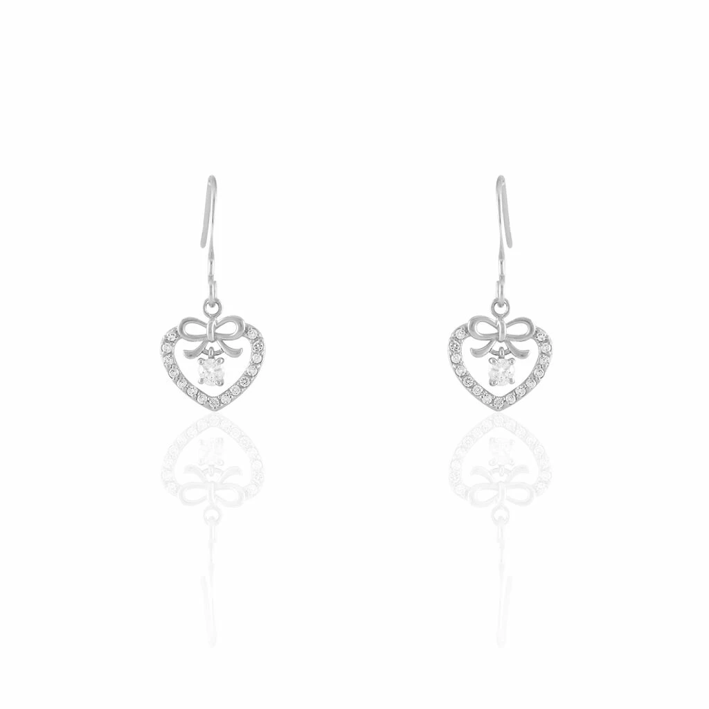 Histoire D'Or Boucles D'oreilles Pendantes Meliha Argent Blanc Oxyde De Zirconium 3 Histoire D'Or Boucles D'oreilles Pendantes Meliha Argent Blanc Oxyde De Zirconium