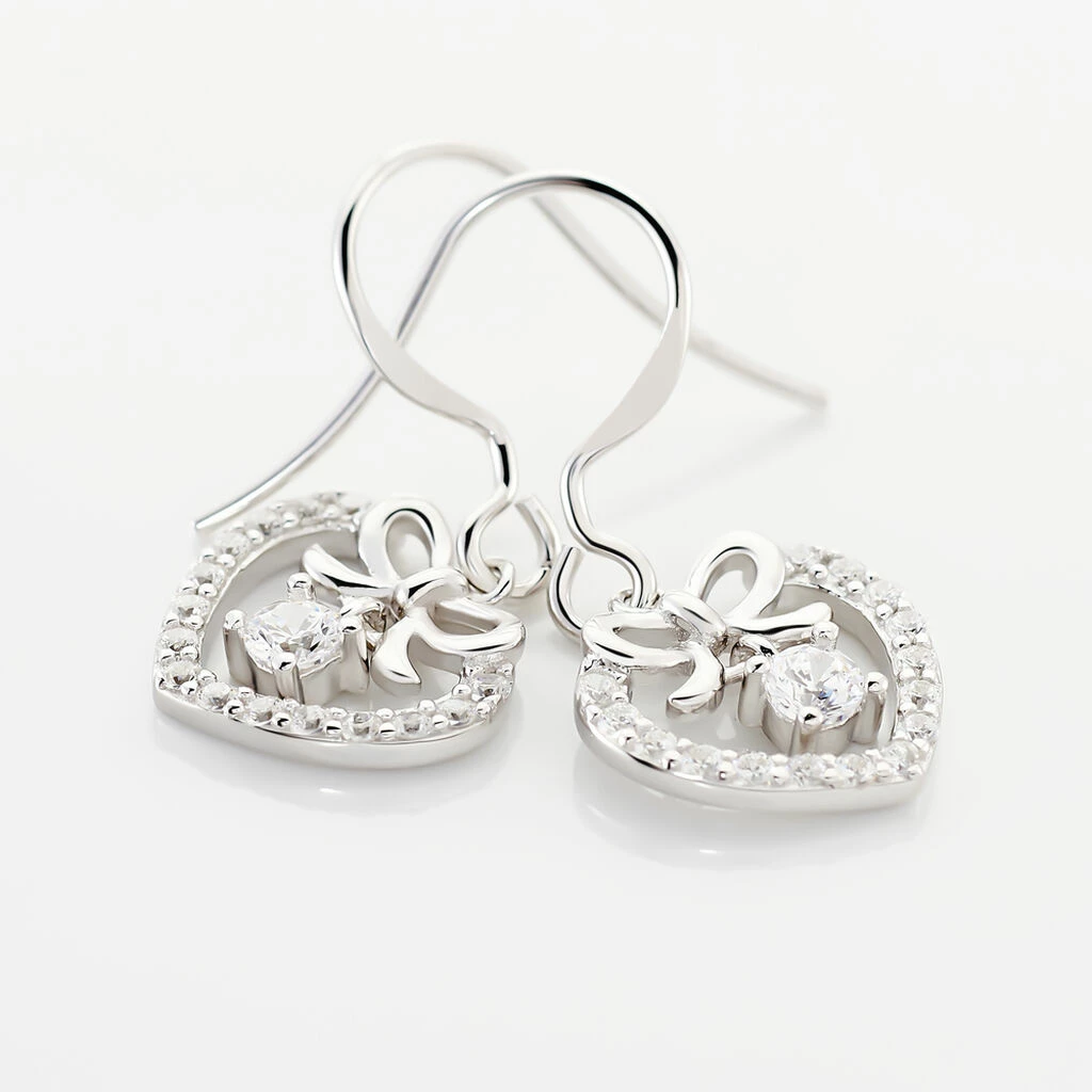 Histoire D'Or Boucles D'oreilles Pendantes Meliha Argent Blanc Oxyde De Zirconium 5 Histoire D'Or Boucles D'oreilles Pendantes Meliha Argent Blanc Oxyde De Zirconium – Image 3