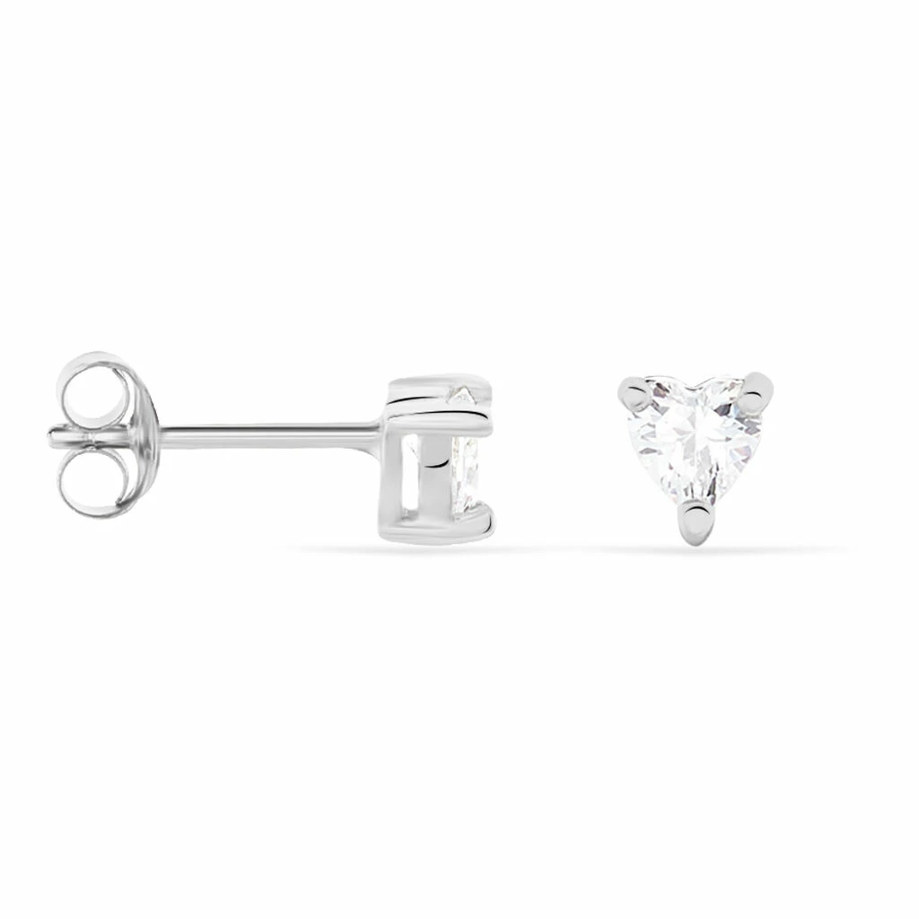 Histoire D'Or Boucles D'oreilles Puces Breana Argent Blanc Oxyde De Zirconium 4 Histoire D'Or Boucles D'oreilles Puces Breana Argent Blanc Oxyde De Zirconium – Image 2