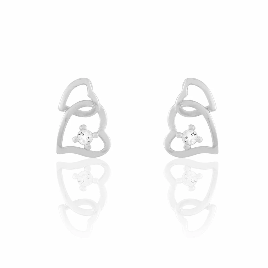 Histoire D'Or Boucles D'oreilles Puces Roma Argent Blanc Oxyde De Zirconium 3 Histoire D'Or Boucles D'oreilles Puces Roma Argent Blanc Oxyde De Zirconium
