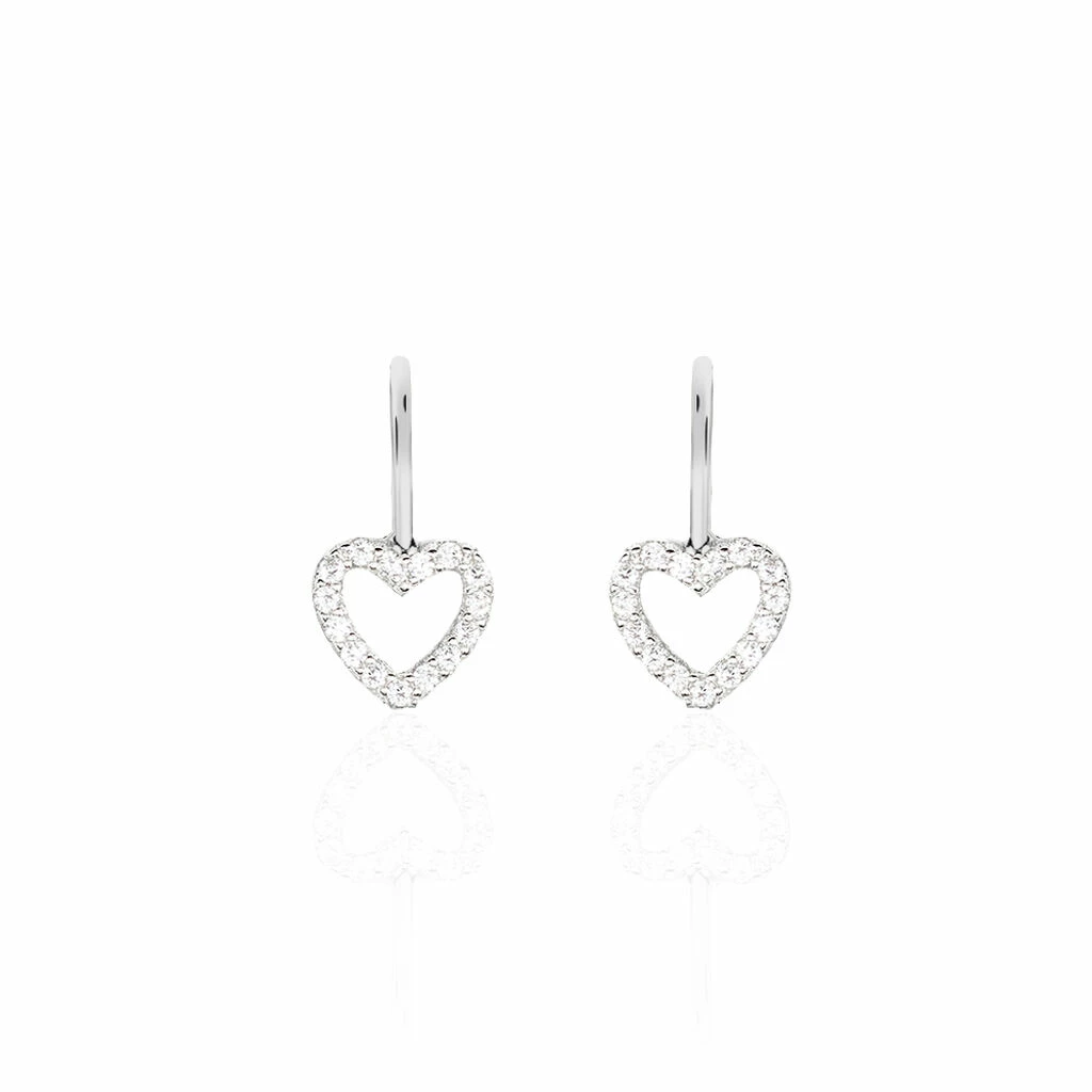 Histoire D'Or Boucles D'oreilles Pendantes Elisene Argent Blanc Oxyde De Zirconium 3 Histoire D'Or Boucles D'oreilles Pendantes Elisene Argent Blanc Oxyde De Zirconium