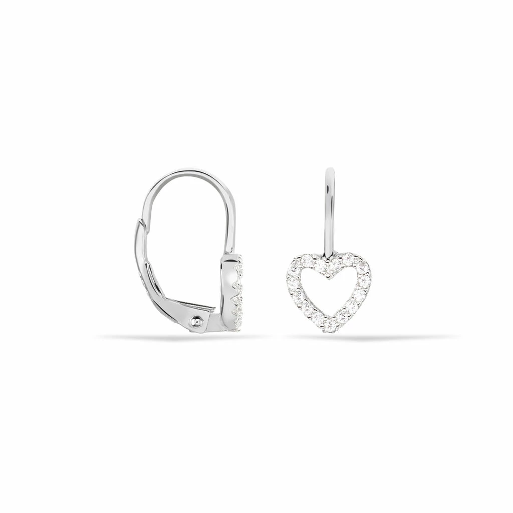 Histoire D'Or Boucles D'oreilles Pendantes Elisene Argent Blanc Oxyde De Zirconium 4 Histoire D'Or Boucles D'oreilles Pendantes Elisene Argent Blanc Oxyde De Zirconium – Image 2