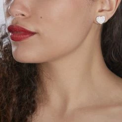 Histoire D'Or Boucles D'oreilles Puces Darwin Argent Blanc Oxyde -Boucles d'Oreilles Soldes FAOFBZW1PI model0