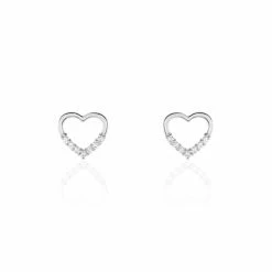 Histoire D'Or Boucles D'oreilles Puces Budenicus Argent Oxyde De Zirconium
