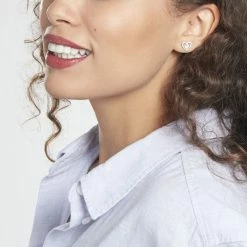 Histoire D'Or Boucles D'oreilles Puces Kazaldilon Argent Oxyde De Zirconium -Boucles d'Oreilles Soldes FAOFBZW1R1 model0