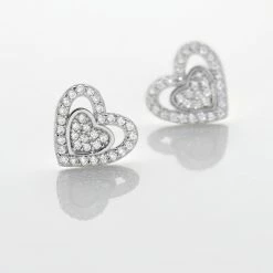 Histoire D'Or Boucles D'oreilles Puces Kazaldilon Argent Oxyde De Zirconium -Boucles d'Oreilles Soldes FAOFBZW1R1 view2