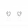 Histoire D'Or Boucles D'oreilles Puces Ibosus Argent Oxyde
