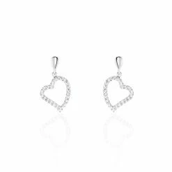 Histoire D'Or Boucles D'oreilles Pendantes Fabricius Argent Oxydes
