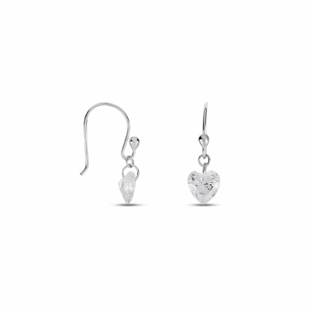 Histoire D'Or Boucles D'oreilles Pendantes Argent Blanc Sopher Oxydes De Zirconium 4 Histoire D'Or Boucles D'oreilles Pendantes Argent Blanc Sopher Oxydes De Zirconium – Image 2