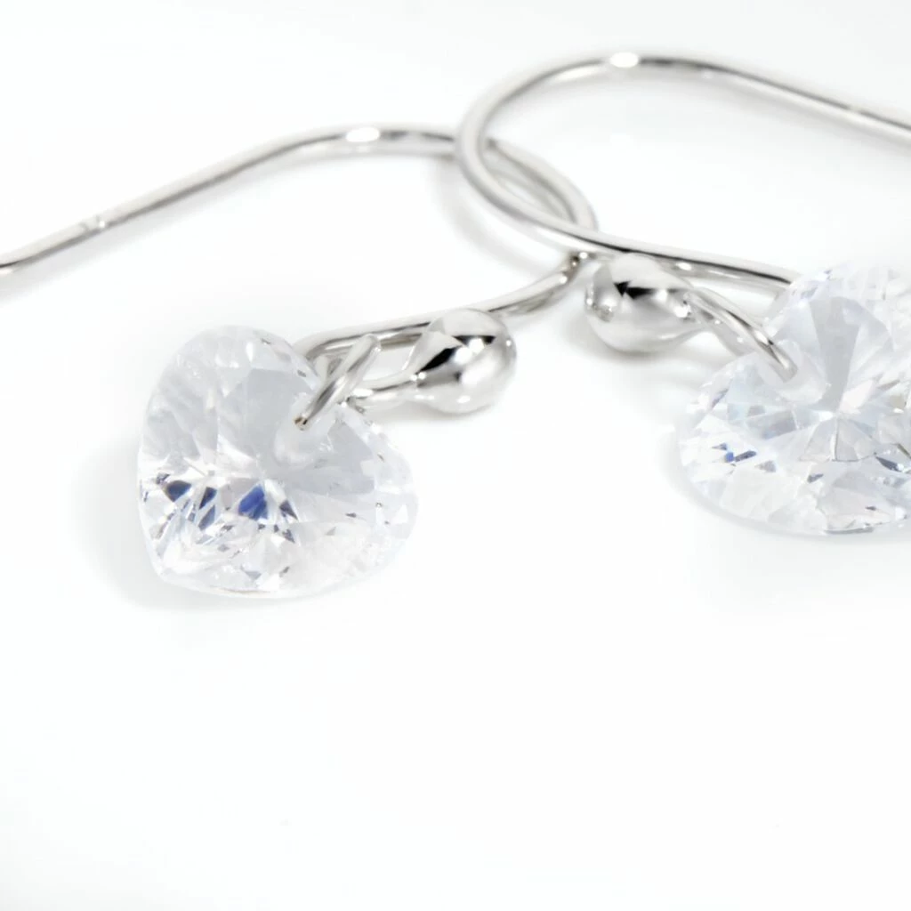 Histoire D'Or Boucles D'oreilles Pendantes Argent Blanc Sopher Oxydes De Zirconium 5 Histoire D'Or Boucles D'oreilles Pendantes Argent Blanc Sopher Oxydes De Zirconium – Image 3