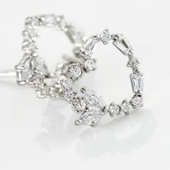 Histoire D'Or Boucles D'oreilles Puces Argent Blanc Valerijs Oxydes De Zirconium -Boucles d'Oreilles Soldes FAOFBZW1UT view2