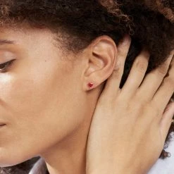 Histoire D'Or Boucles D'oreilles Kelvyn Argent Rose Oxyde -Boucles d'Oreilles Soldes FAOFRZR008 model0