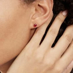 Histoire D'Or Boucles D'oreilles Kelvyn Argent Rose Oxyde -Boucles d'Oreilles Soldes FAOFRZR008 model1