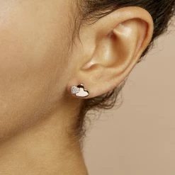 Histoire D'Or Boucles D'oreilles Puces Flamen Argent Rose Oxyde De Zirconium 10 Histoire D'Or Boucles D'oreilles Puces Flamen Argent Rose Oxyde De Zirconium -Boucles d'Oreilles Soldes FAOFRZW453 model0