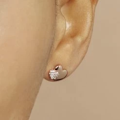 Histoire D'Or Boucles D'oreilles Puces Flamen Argent Rose Oxyde De Zirconium 11 Histoire D'Or Boucles D'oreilles Puces Flamen Argent Rose Oxyde De Zirconium -Boucles d'Oreilles Soldes FAOFRZW453 model1