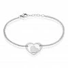 Histoire D'Or Bracelet Modernity Acier Blanc -Boucles d'Oreilles Soldes FIBFBW0161 master