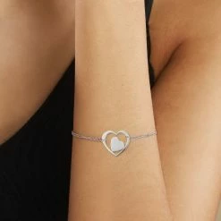 Histoire D'Or Bracelet Modernity Acier Blanc -Boucles d'Oreilles Soldes FIBFBW0161 model1