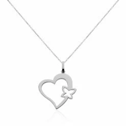 Histoire D'Or Collier Satou Acier Blanc