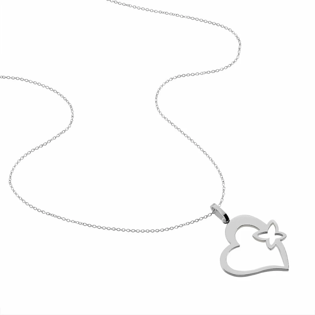 Histoire D'Or Collier Satou Acier Blanc 4 Histoire D'Or Collier Satou Acier Blanc – Image 2