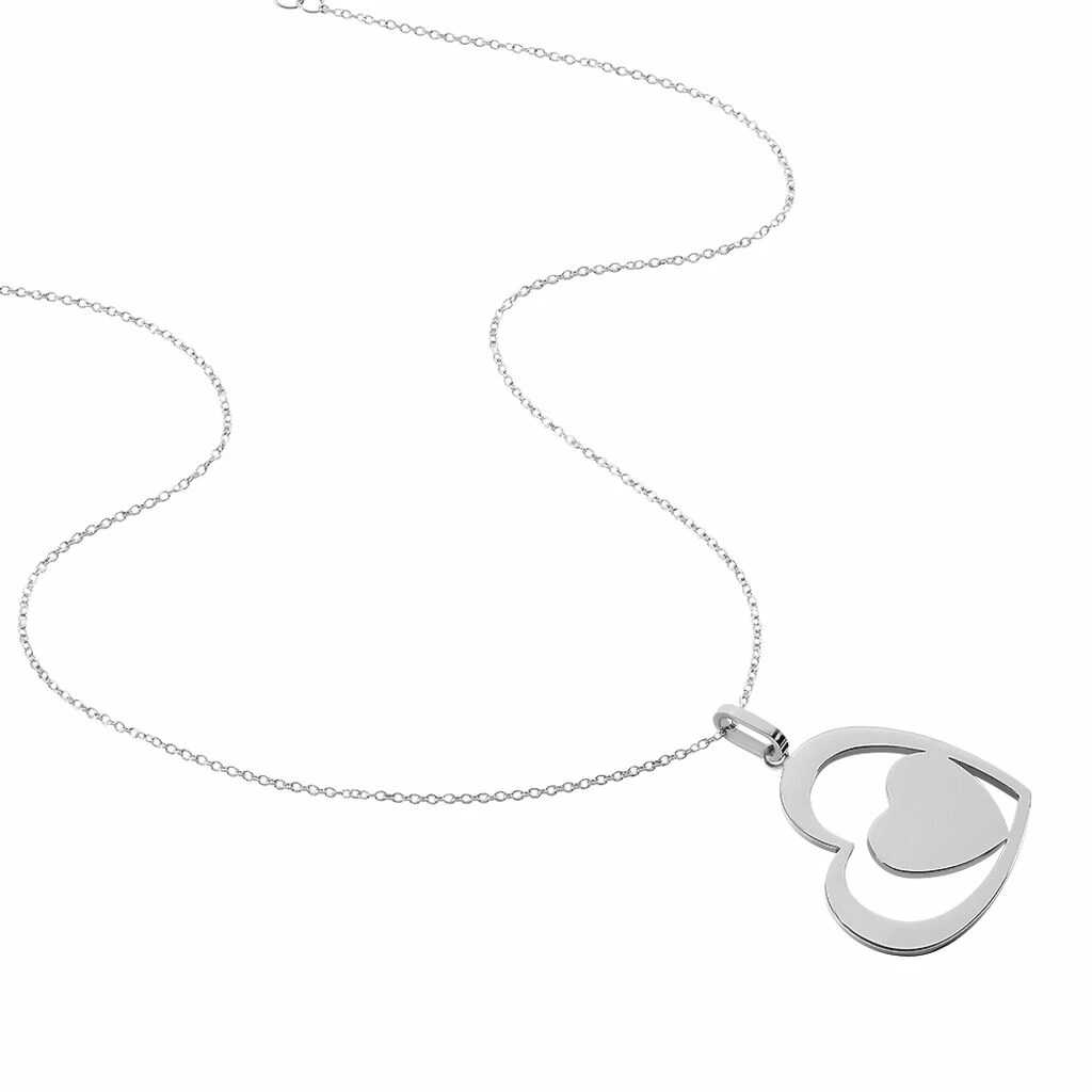 Histoire D'Or Collier Modernity Acier Blanc 4 Histoire D'Or Collier Modernity Acier Blanc – Image 2