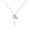 Histoire D'Or Collier Sautoir Josephaae Acier Blanc