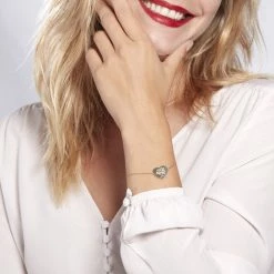 Histoire D'Or Bracelet Rauline Plaqué Or Jaune -Boucles d'Oreilles Soldes FQBFJW0633 model0