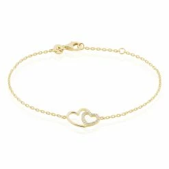 Histoire D'Or Bracelet Alexandra Plaqué Or Jaune Oxyde De Zirconium