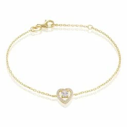 Histoire D'Or Bracelet Alais Plaqué Or Oxyde De Zirconium