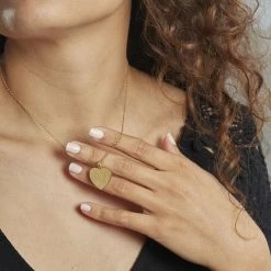 Histoire D'Or Collier Rauline Plaqué Or Jaune 9 Histoire D'Or Collier Rauline Plaqué Or Jaune -Boucles d'Oreilles Soldes FQCFJW0623 model1